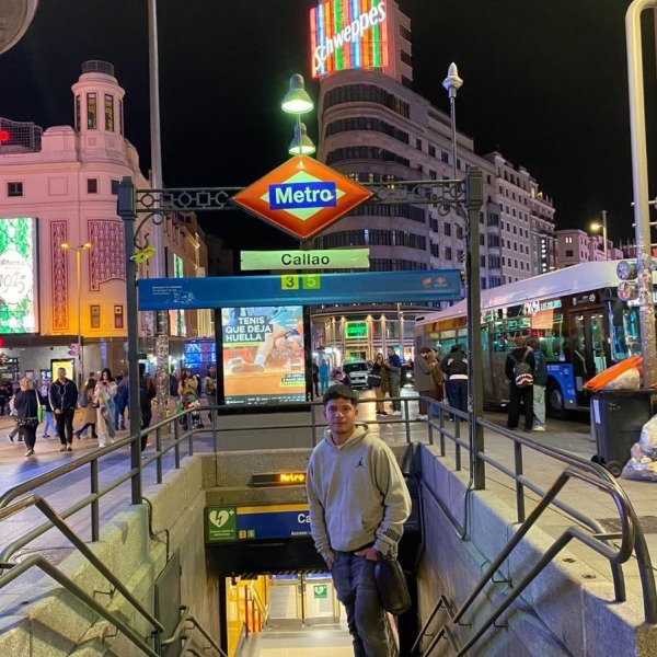 Pasajero Mia Travelling en Madrid