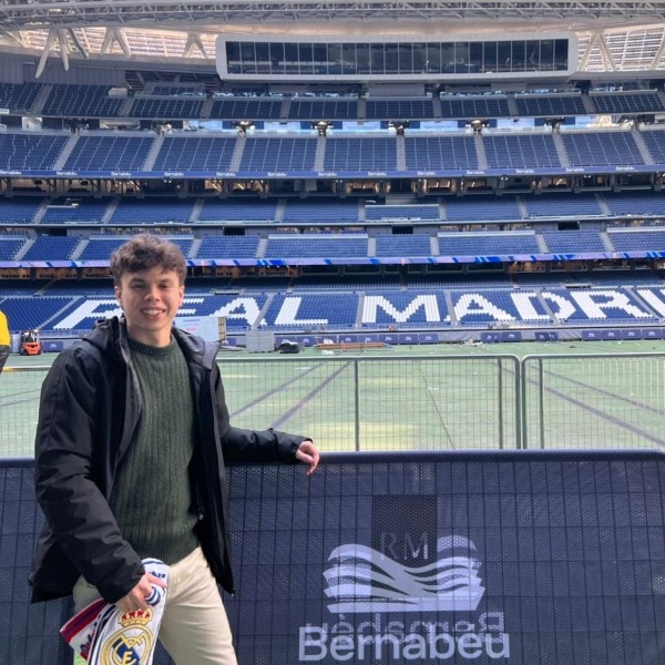 Pasajero de Mia Travelling en el Santiago Bernabéu